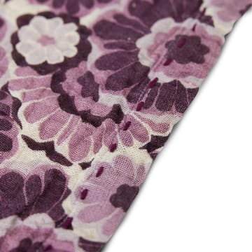 Serviette en coton Floral 30x30 cm, lot de 2 - Burgundy - HKliving