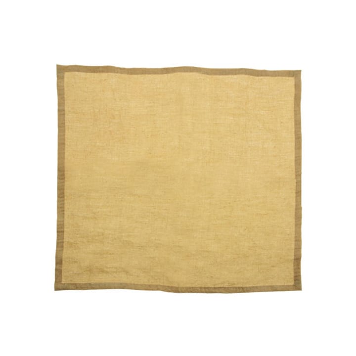 Serviettes en lin HKliving lot de 2, jaune HKliving