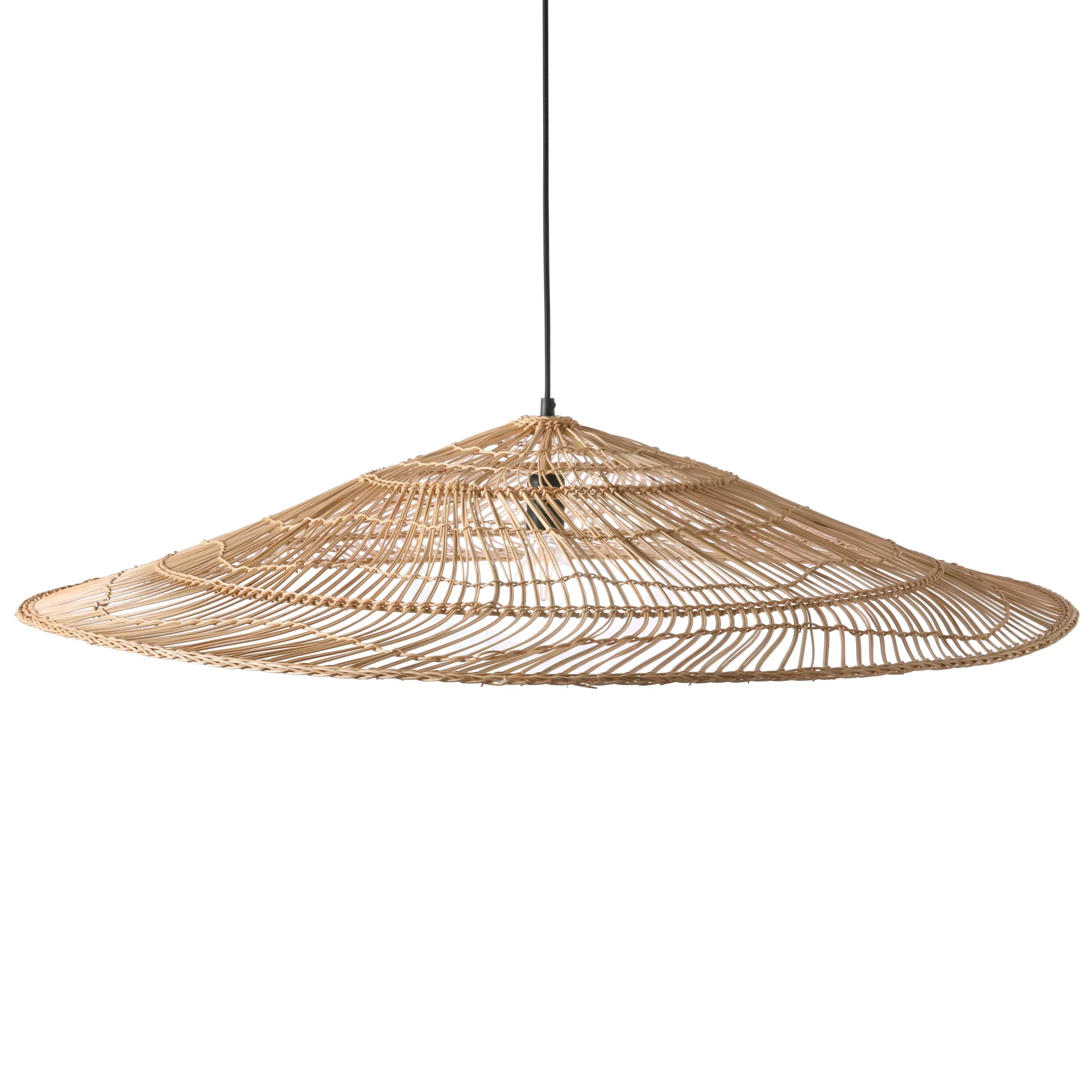 Suspension Wicker Triangle Ø102,5 cm, Natureal HKliving