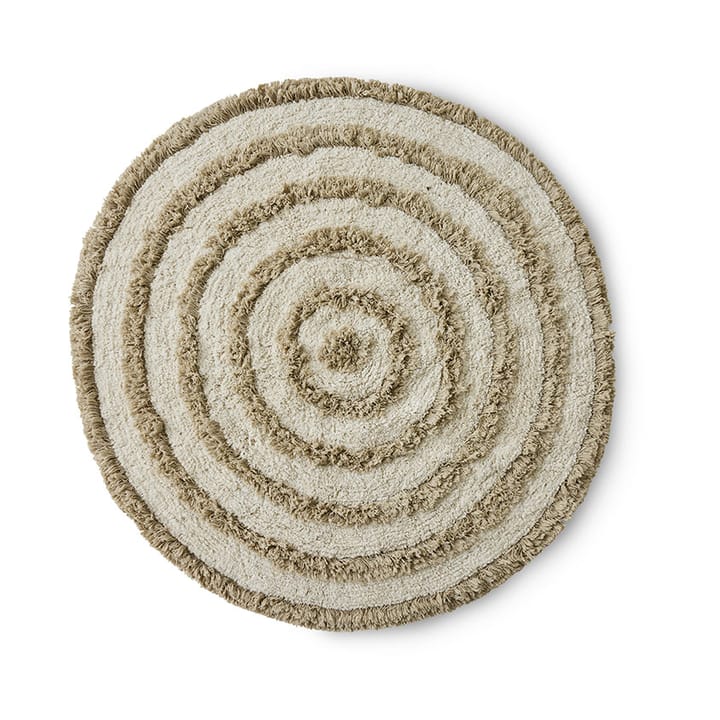 Tapis de bain HK Living Ø120 cm - Cream - HKliving