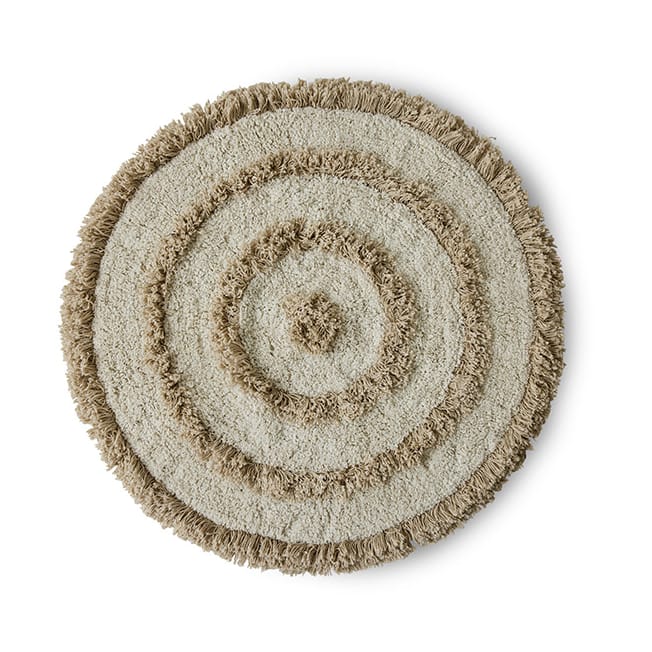 Tapis de de bain HK Living Ø80 cm - Cream - HKliving