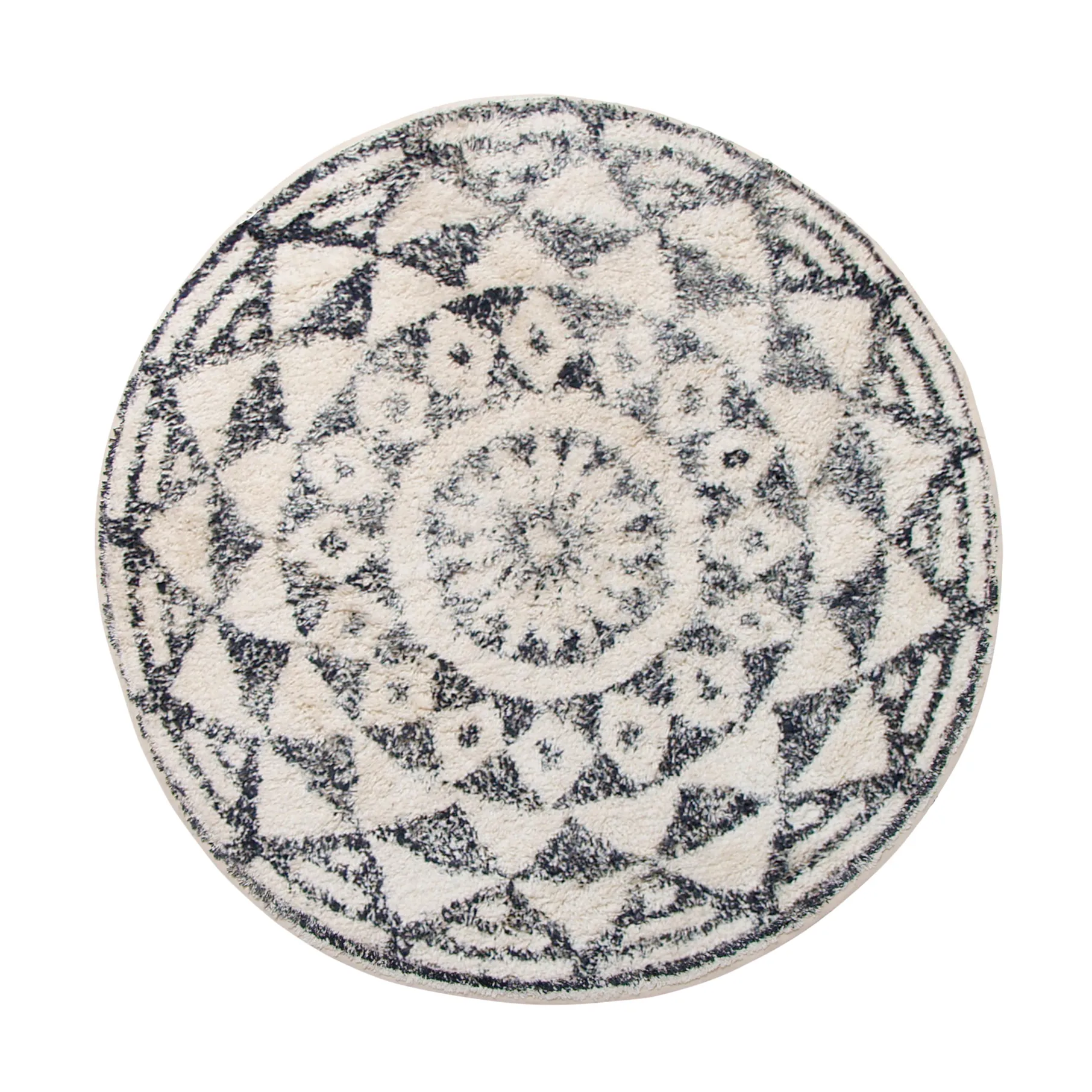 Tapis de salle de bain rond HKliving, Ø 80 cm HKliving