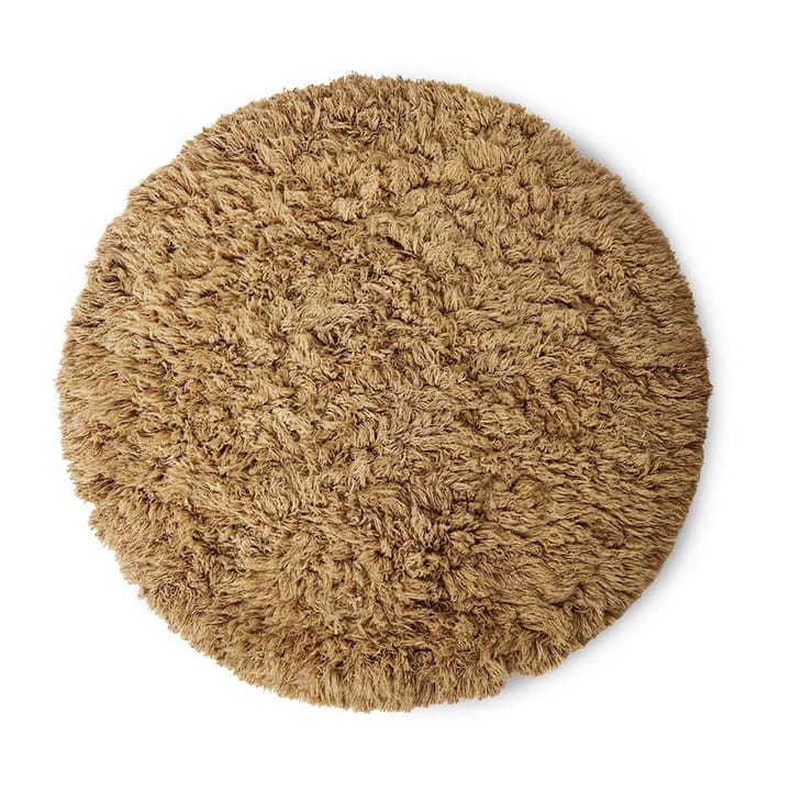 Tapis Fluffy rond - Ø200 cm, caramel - HKliving