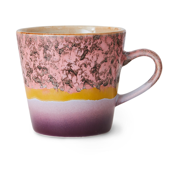 HKliving Tasse à café Americano 70's 27 cl Blast | Design Scandinave | Tasses à café | Multi