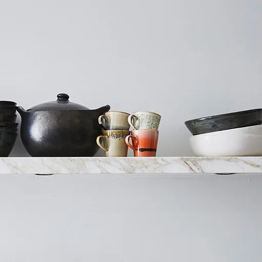 Tasse à caffè Americano 70's 26 cl 4 Pièces, Multi HKliving