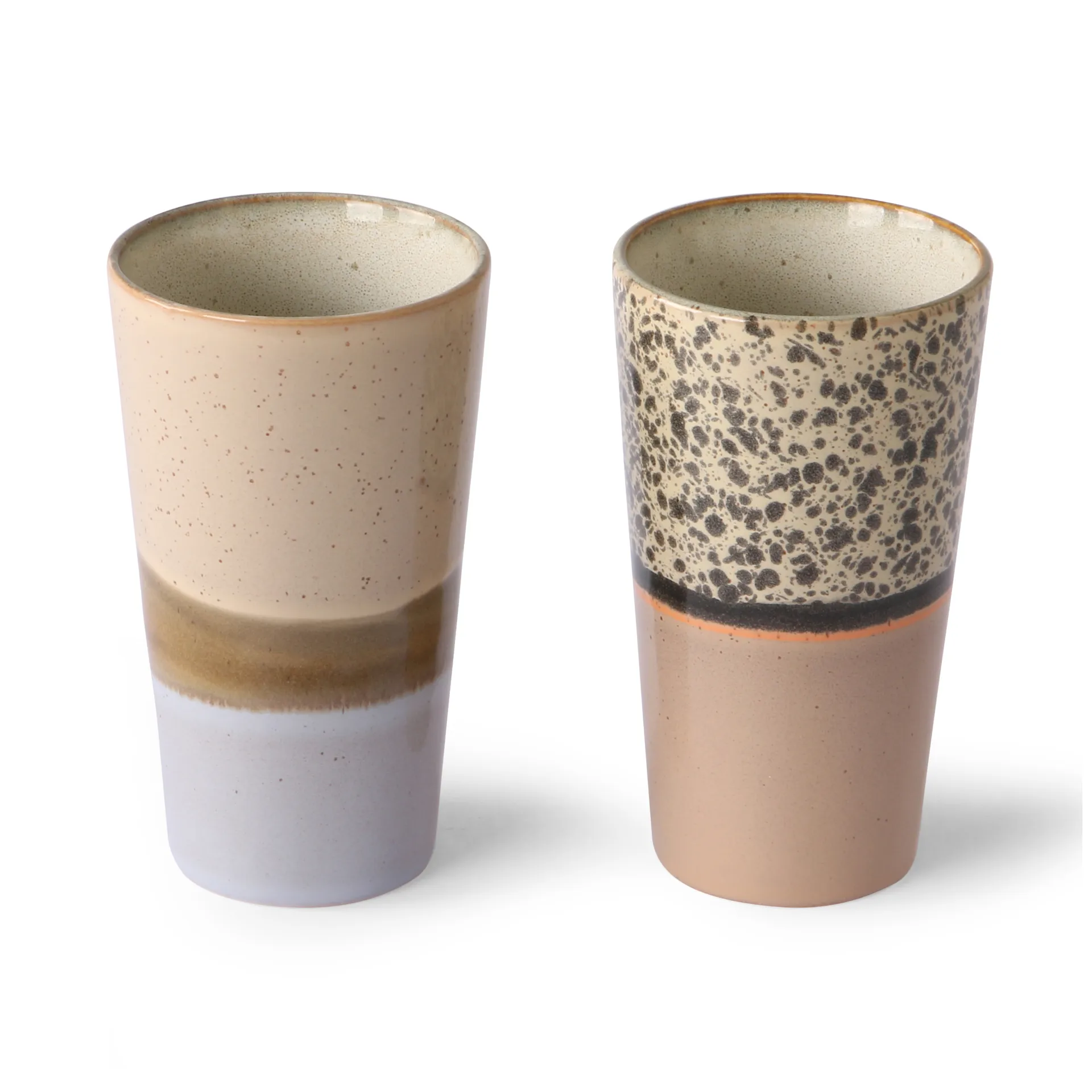 Tasse à latte 70's 28 cl 2 Pièces, Multi HKliving
