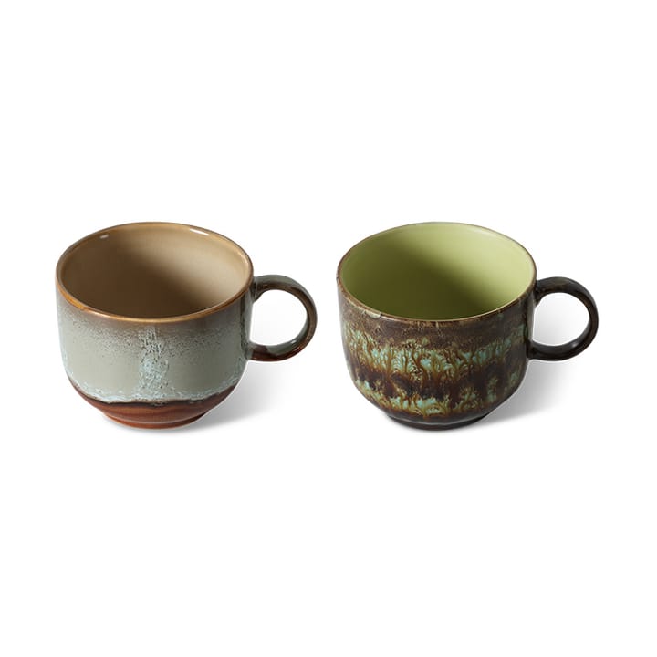 Tasse à thé 70's 42,5 cl, 2 pièces, Odyssey HKliving