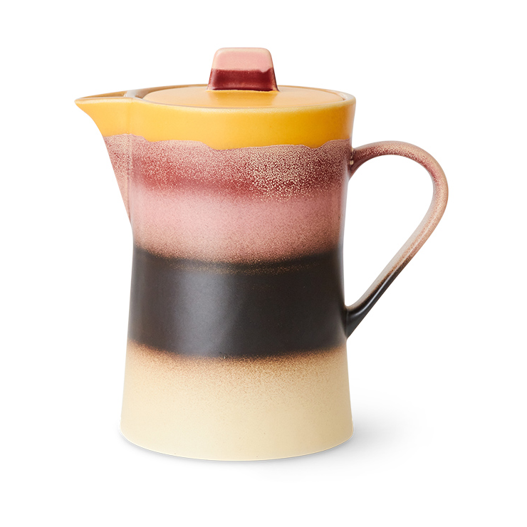 HKliving Théière 70's Sunset | Design Scandinave | Théières | Multi