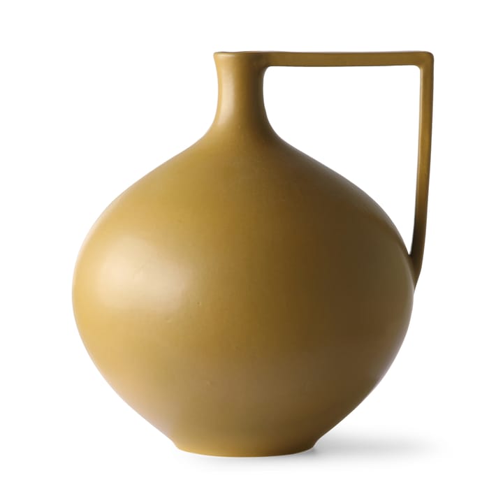 Vase Ceramic Jar L 26,5 cm - Mustard - HKliving