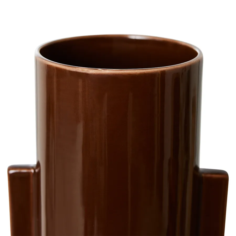 Vase Ceramic large 42,5, Espresso HKliving