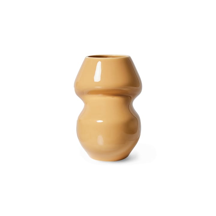 Vase Ceramic organic small 19 cm, Cappuccino HKliving