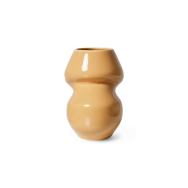 Vase Ceramic organic small 19 cm - Cappuccino - HKliving