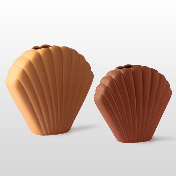 Vase HKliving Shell L, Terra HKliving