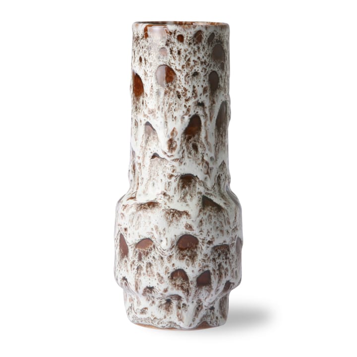 Vase Retro 20,5 cm - Lava white - HKliving