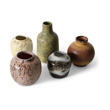 Vases 70's small, 5 pièces - Pursuit - HKliving