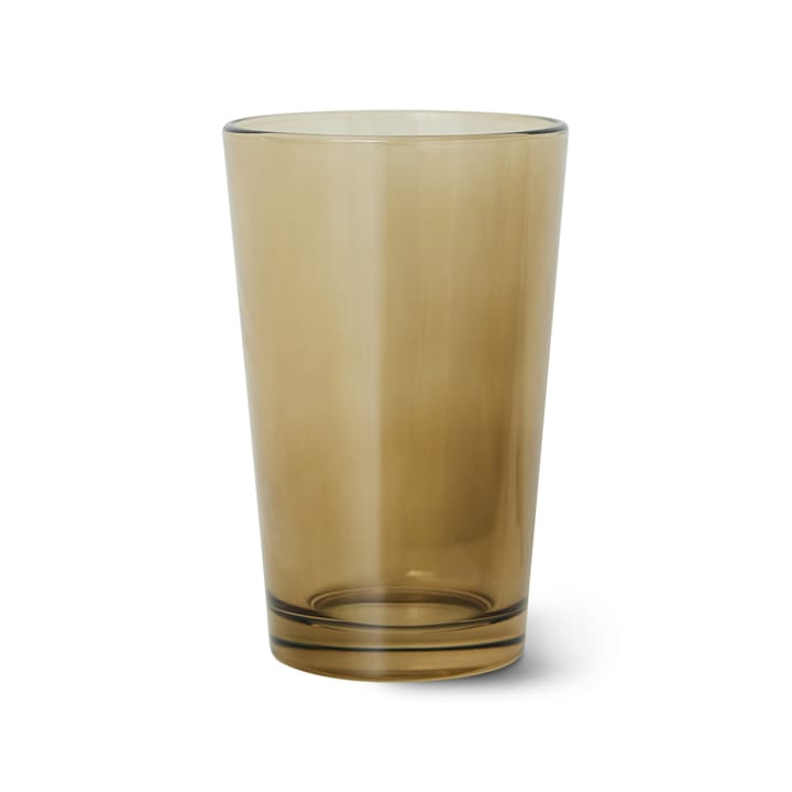 Verre à thé 70's glassware 20 cl, lot de 4 - Mud brown - HKliving