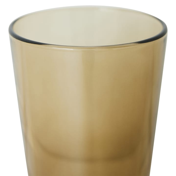 Verre à thé 70's glassware 20 cl, lot de 4 - Mud brown - HKliving