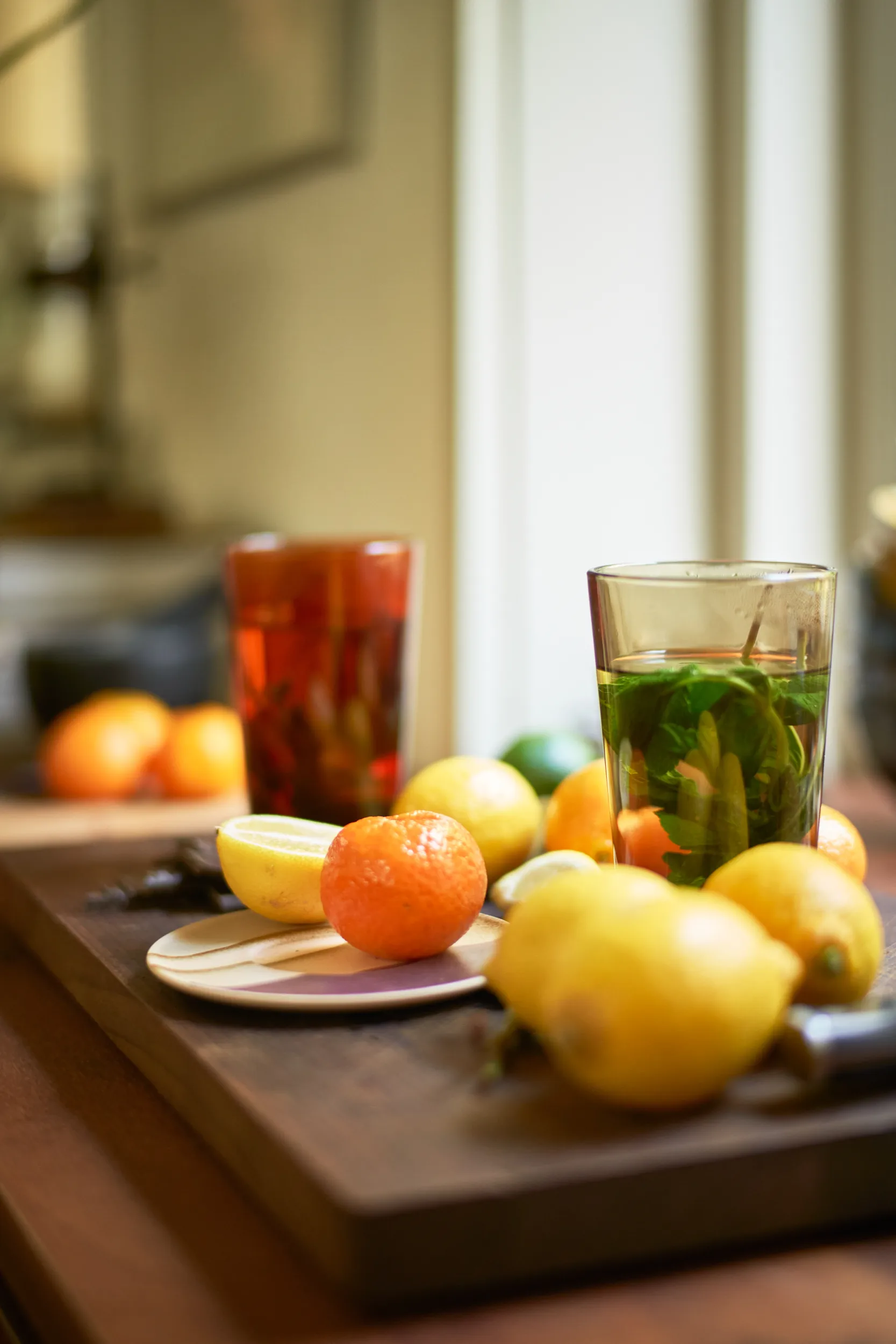 Verre à thé 70's glassware 20 cl, lot de 4, Mud brown HKliving