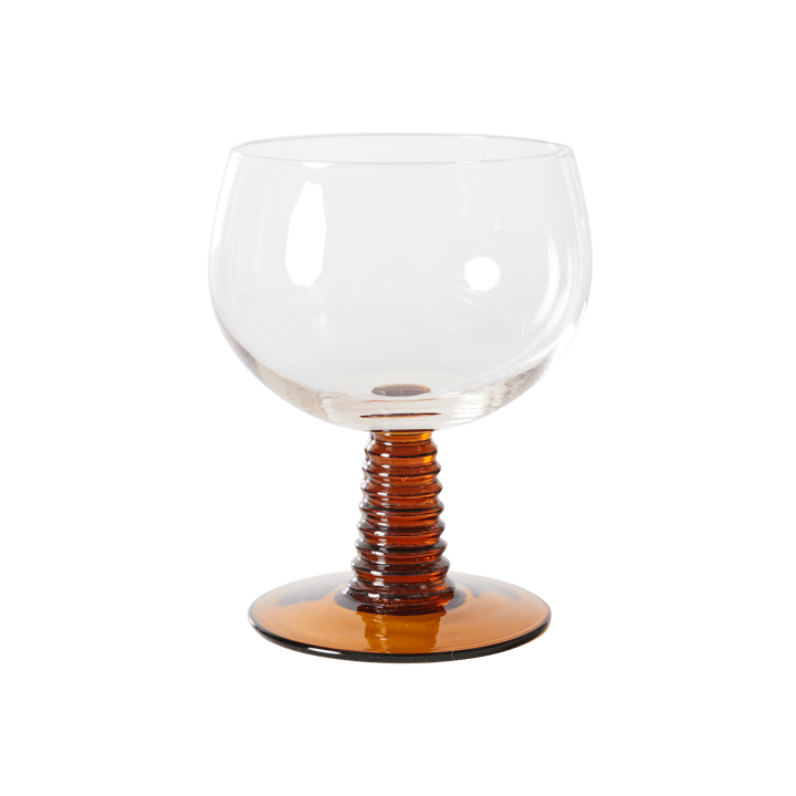 Verre à vin bas Swirl - Ochre - HKliving