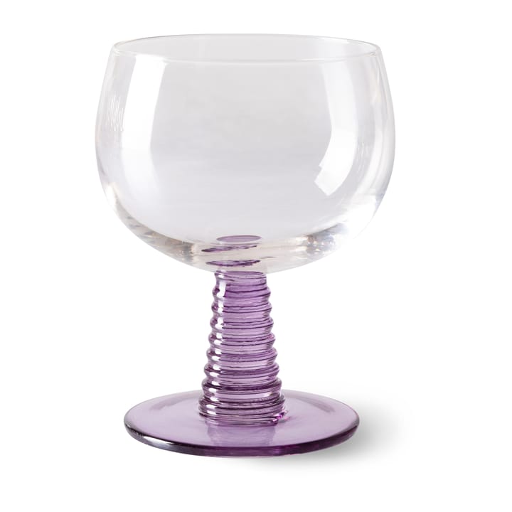 Verre à vin bas Swirl - Purple  - HKliving