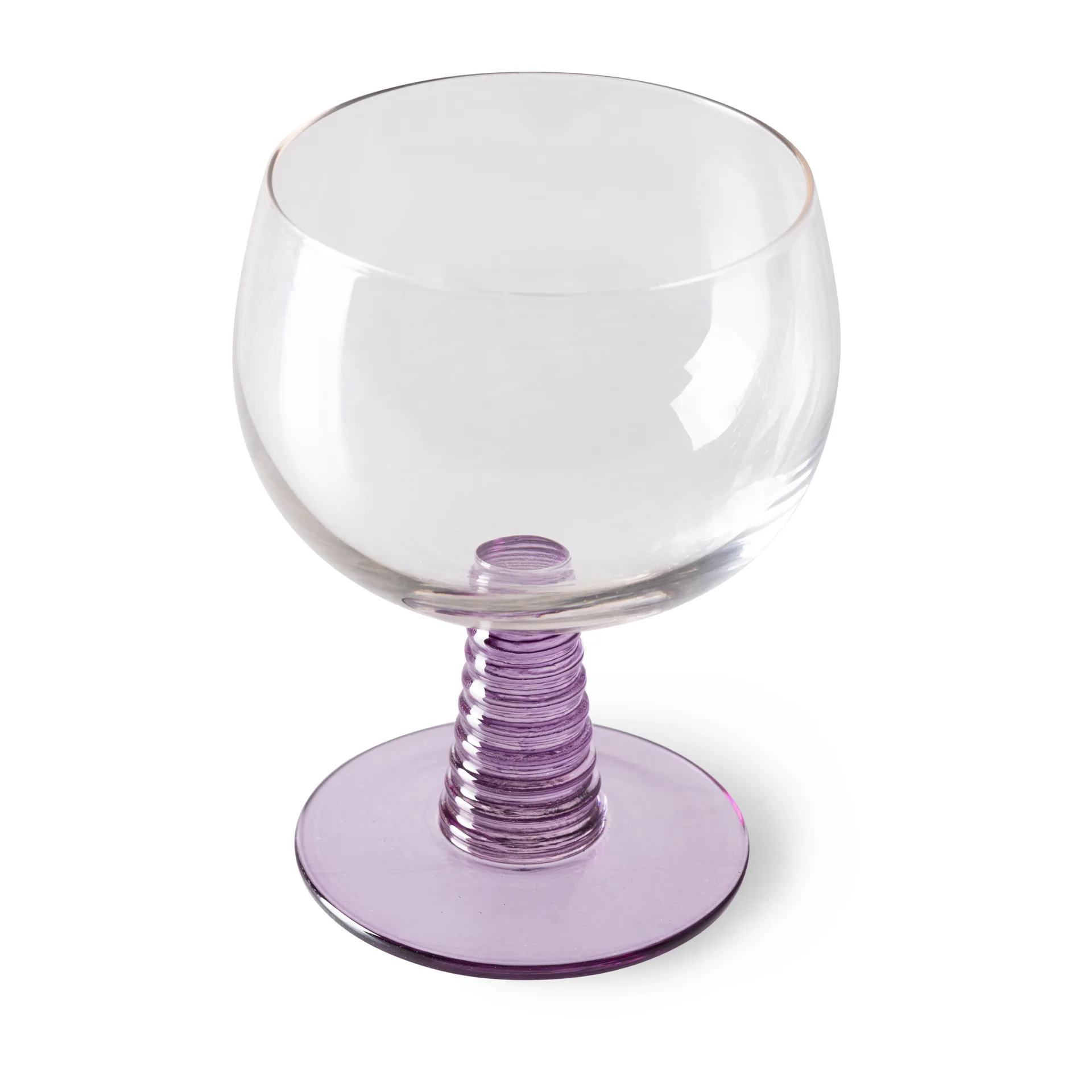 Verre à vin bas Swirl, Purple  HKliving