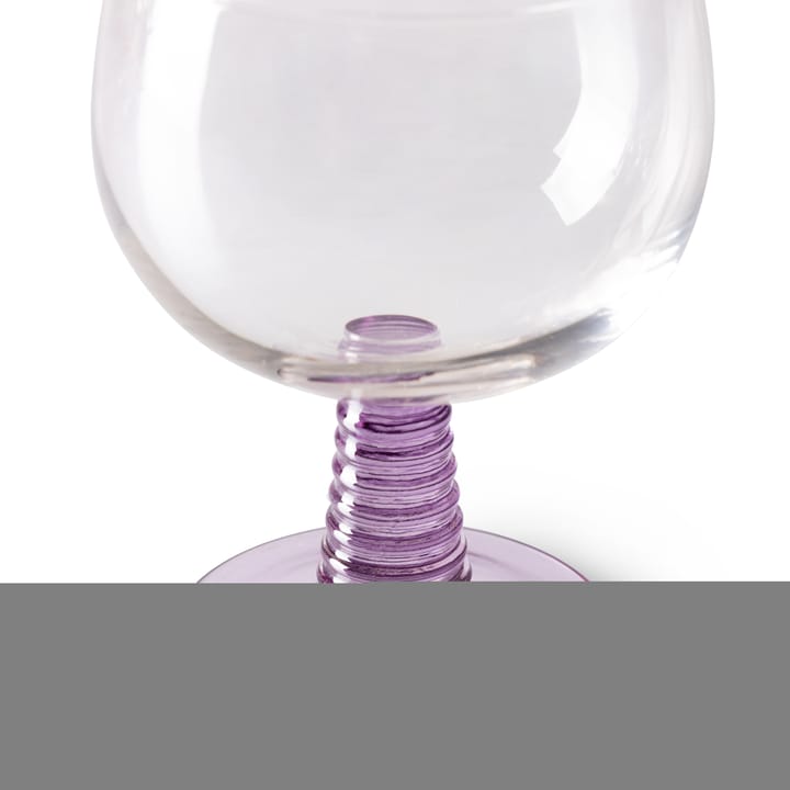 Verre à vin bas Swirl, Purple  HKliving