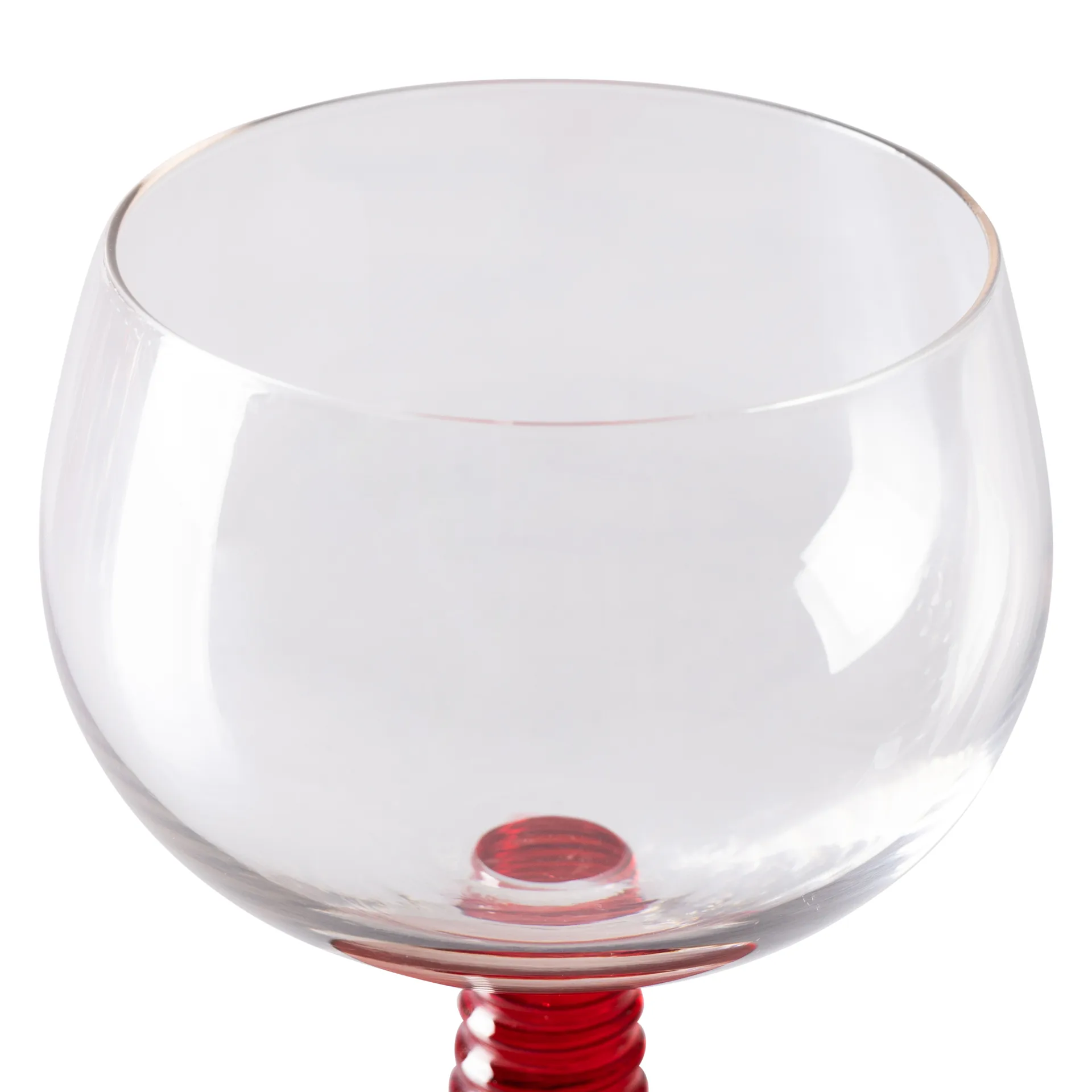 Verre à vin bas Swirl, Red  HKliving