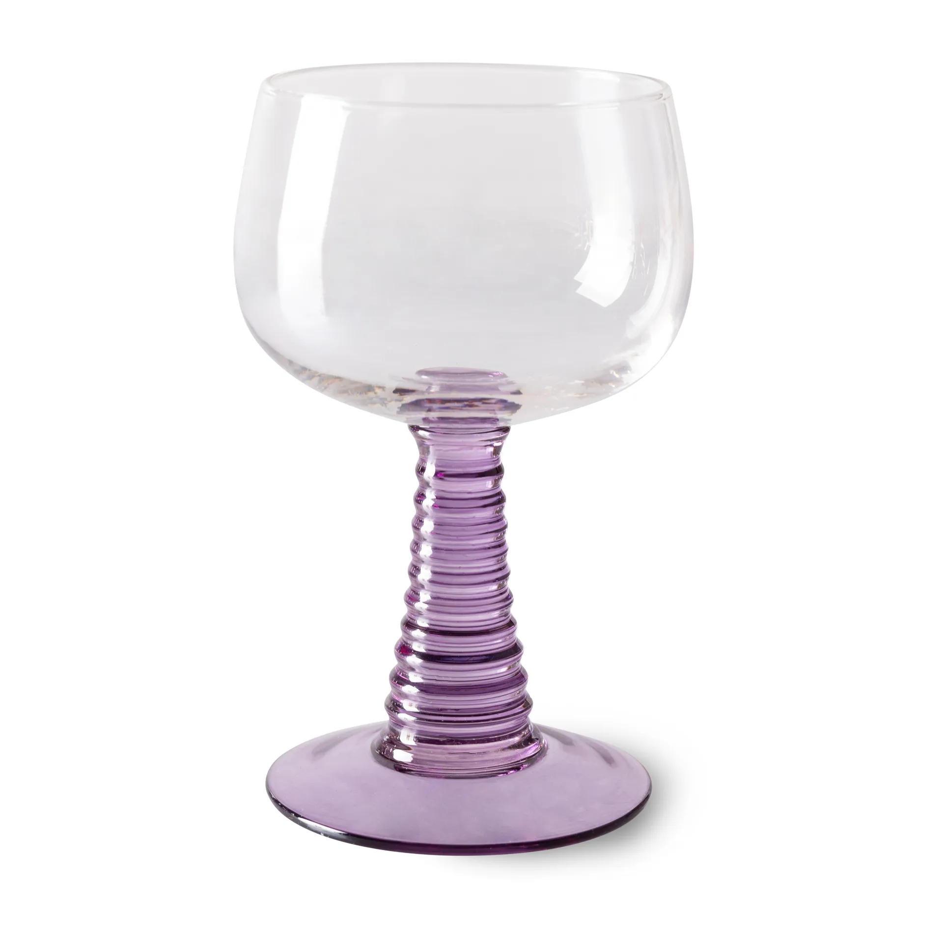 Verre à vin haut Swirl, Purple  HKliving