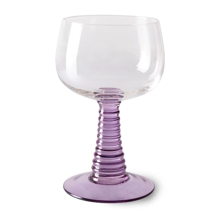 Verre à vin haut Swirl - Purple  - HKliving