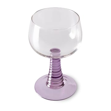 Verre à vin haut Swirl - Purple  - HKliving