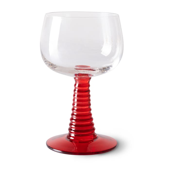 Verre à vin haut Swirl - Red  - HKliving