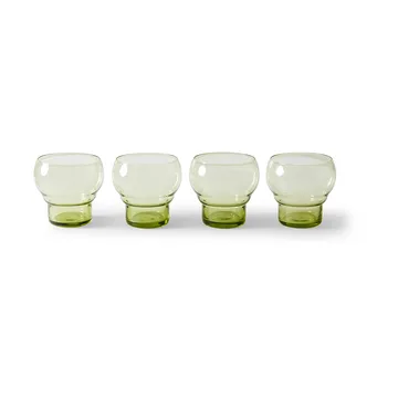 Verre Bulb 70's 27 cl lot de 4 - Mint green - HKliving