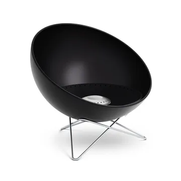 Brasero BOWL 57 - Noir-argent, trépied étoile - Höfats