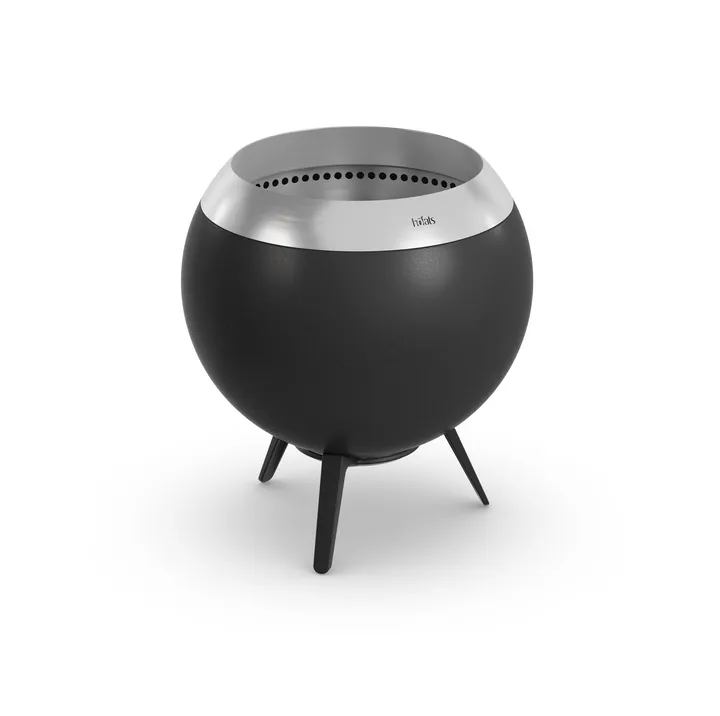 Brasero MOON 45 - Noir-argent, pied bas - Höfats