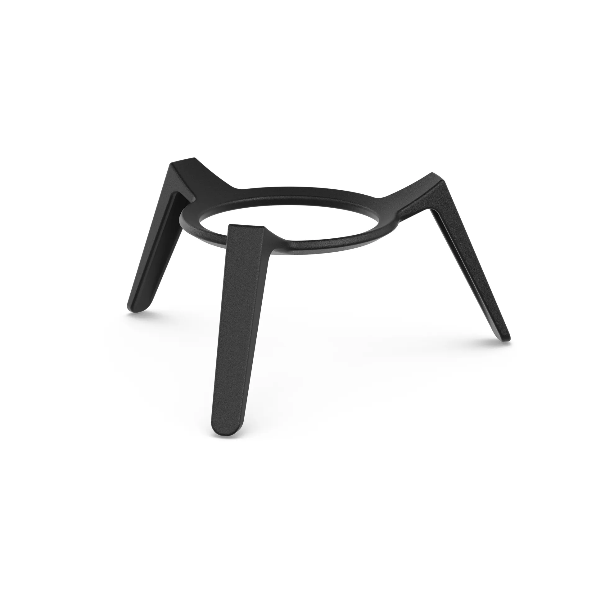 Brasero MOON 45, Noir-argent, pied bas Höfats