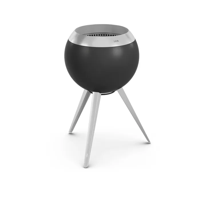 Brasero MOON 45 - Noir-argent, pied haut - Höfats