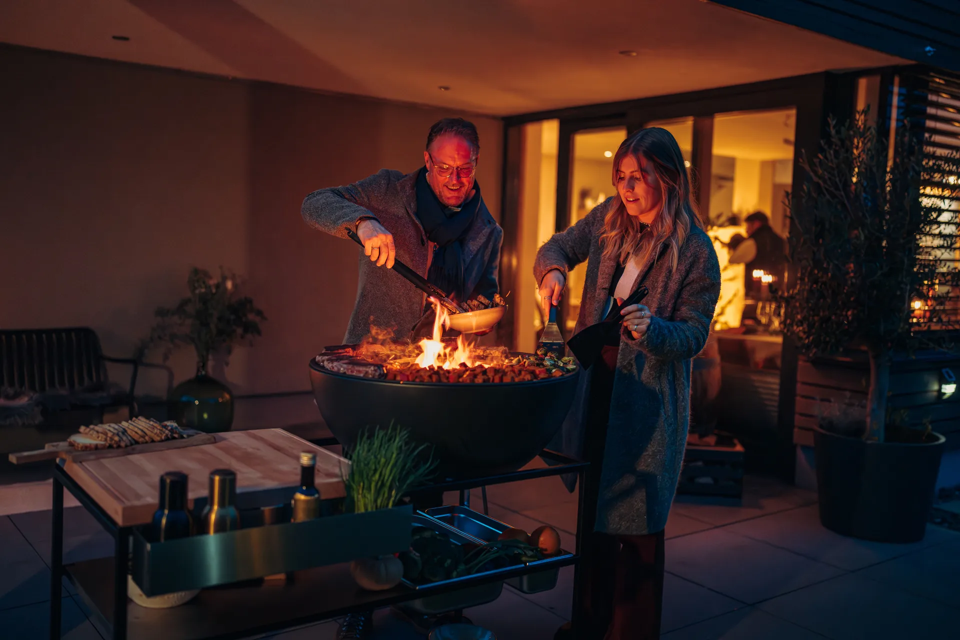 FIRE KITCHEN cuisine d'extérieur, Noir Höfats