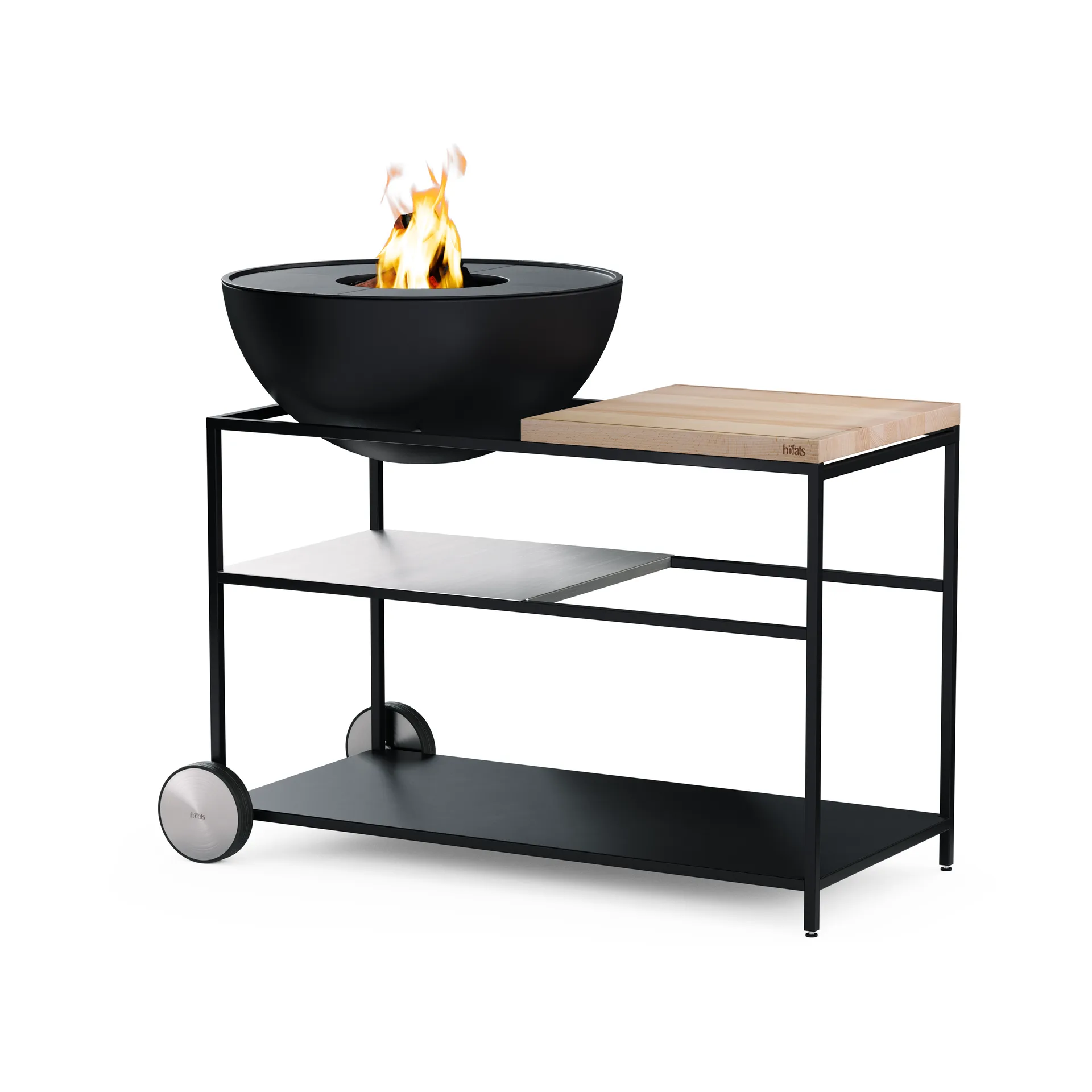 FIRE KITCHEN roulettes pour cuisine d'extérieur,  Höfats