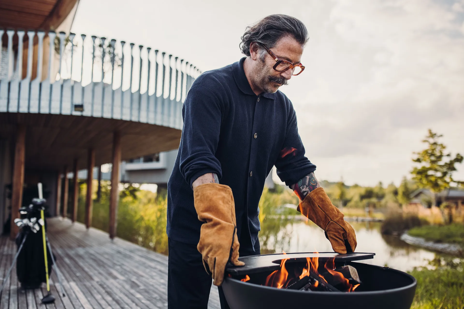 Plancha stekbord BOWL 57, Noir Höfats