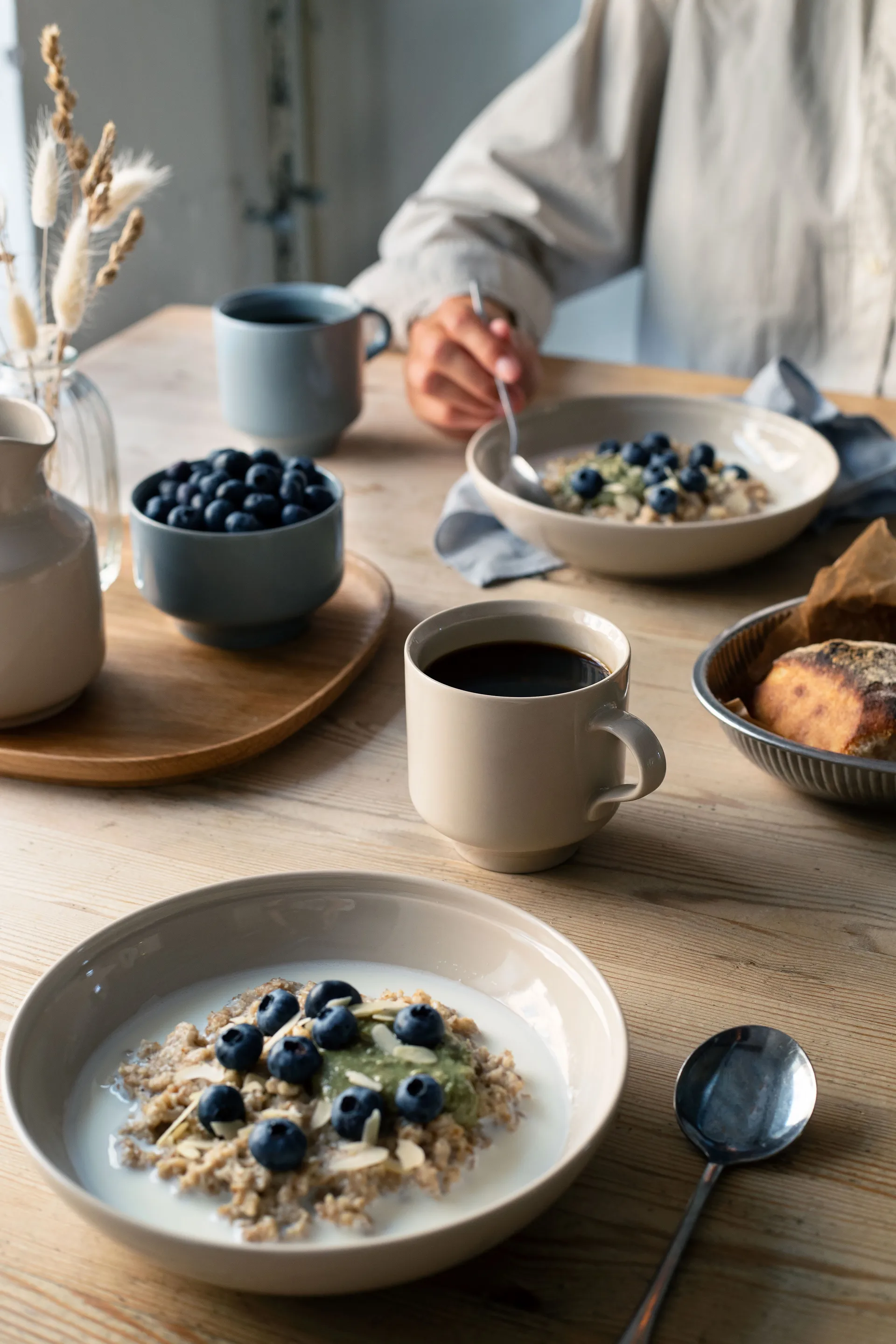 Assiette creuse Höganäs Keramik Daga Ø19 cm, Sable Höganäs Keramik