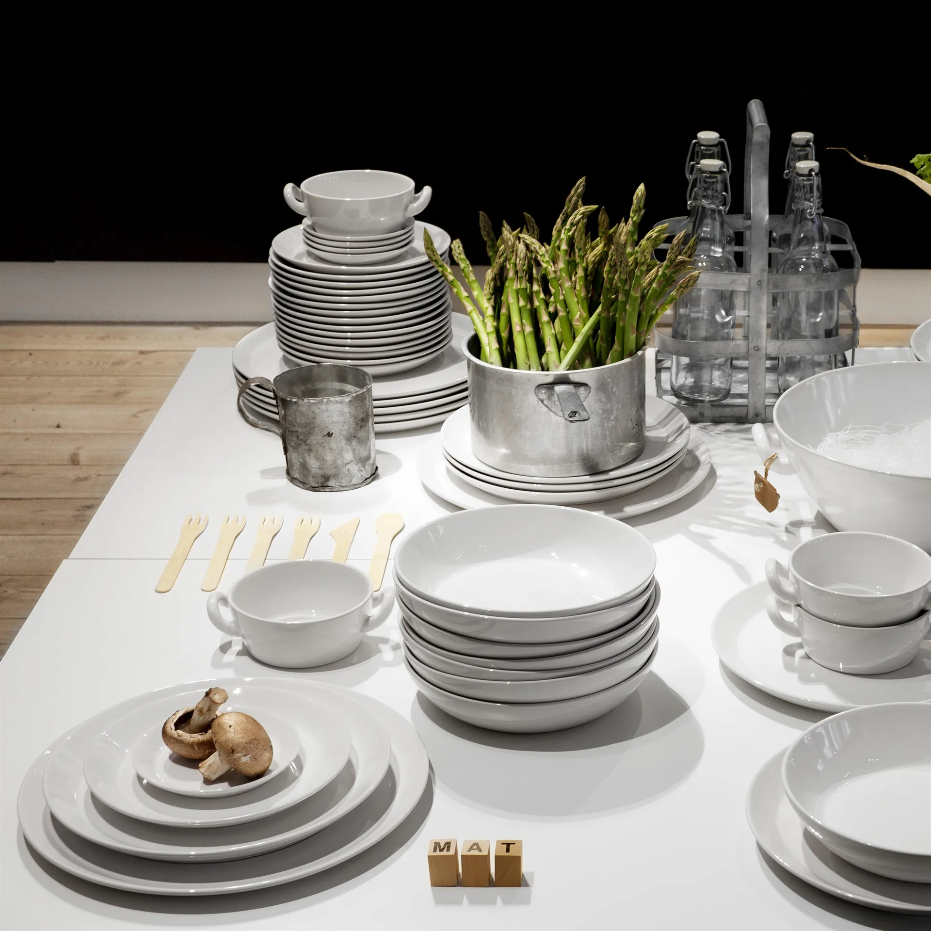 Petite assiette Höganäs 20 cm, blanc brillant Höganäs Keramik