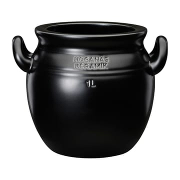 Pot en céramique Höganäs 1 l - Gris graphite - Höganäs Keramik
