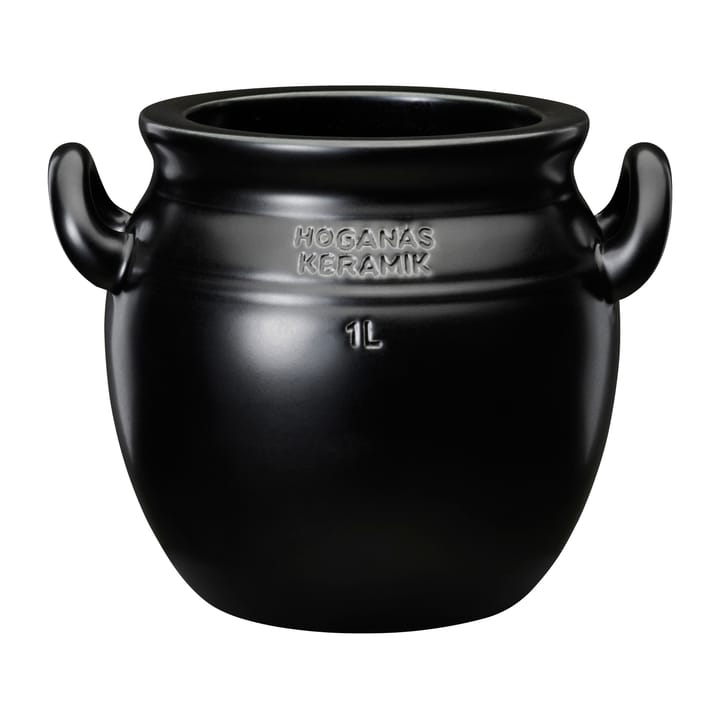 Pot en céramique Höganäs 1 l, Gris graphite Höganäs Keramik