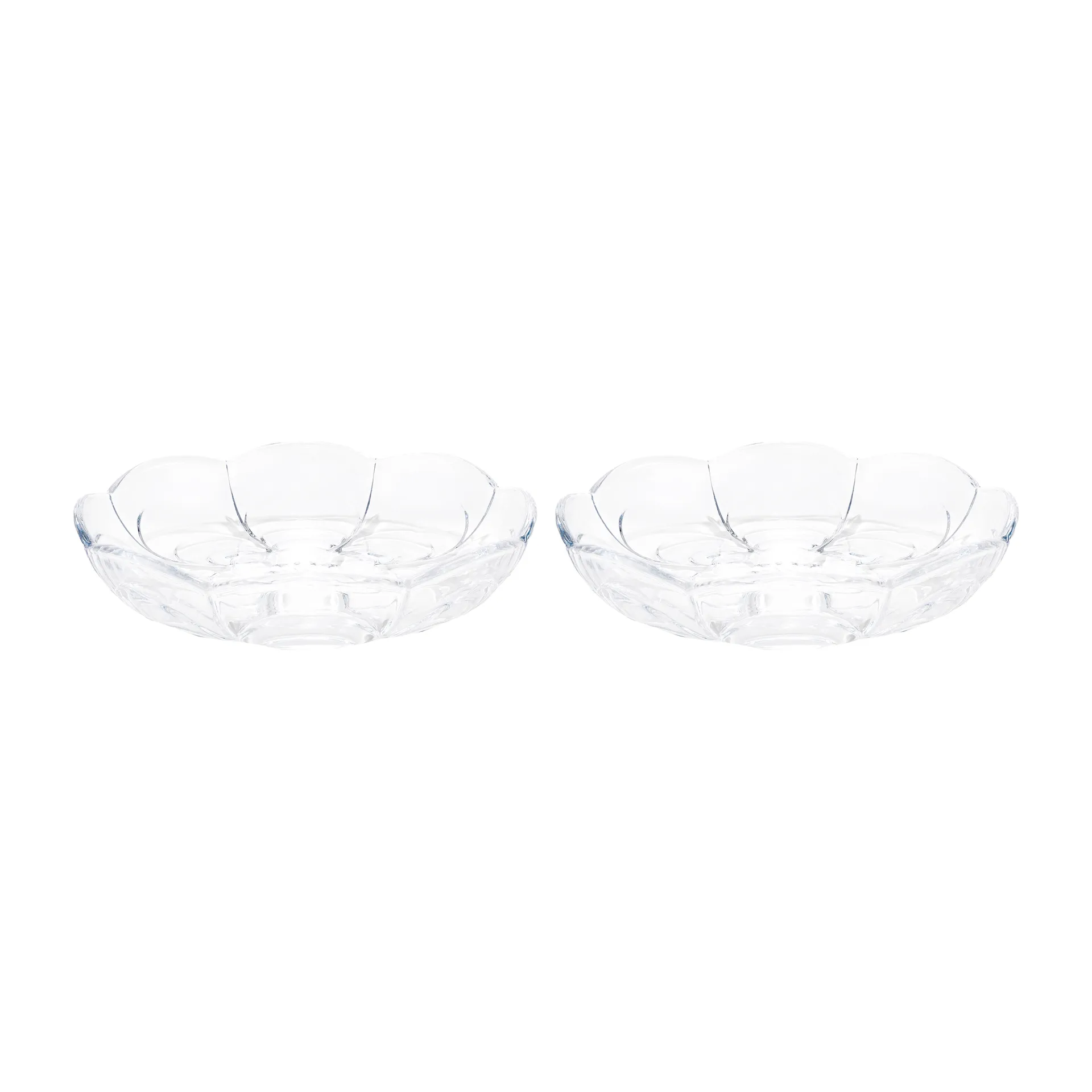 Assiettes à dessert Lily Ø16 cm, lot de 2, Transparent Holmegaard