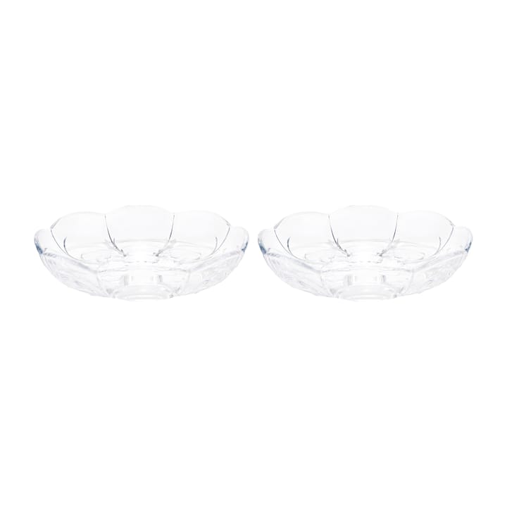 Assiettes à dessert Lily Ø16 cm, lot de 2 - Transparent - Holmegaard