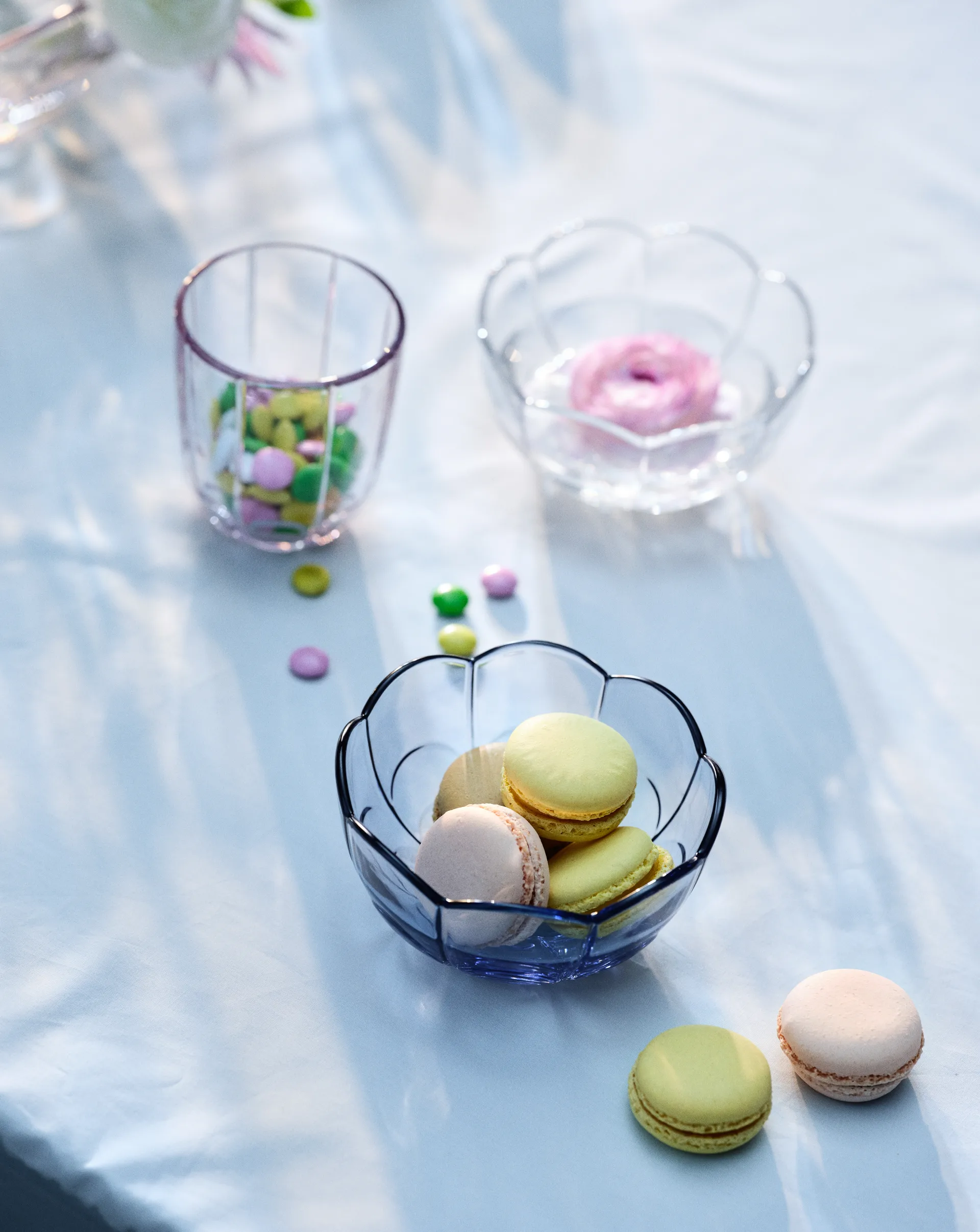 Bol Lily Ø13 cm, lot de 2, Blue iris Holmegaard