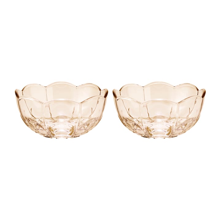 Bol Lily Ø13 cm, lot de 2 - Toffee rose - Holmegaard