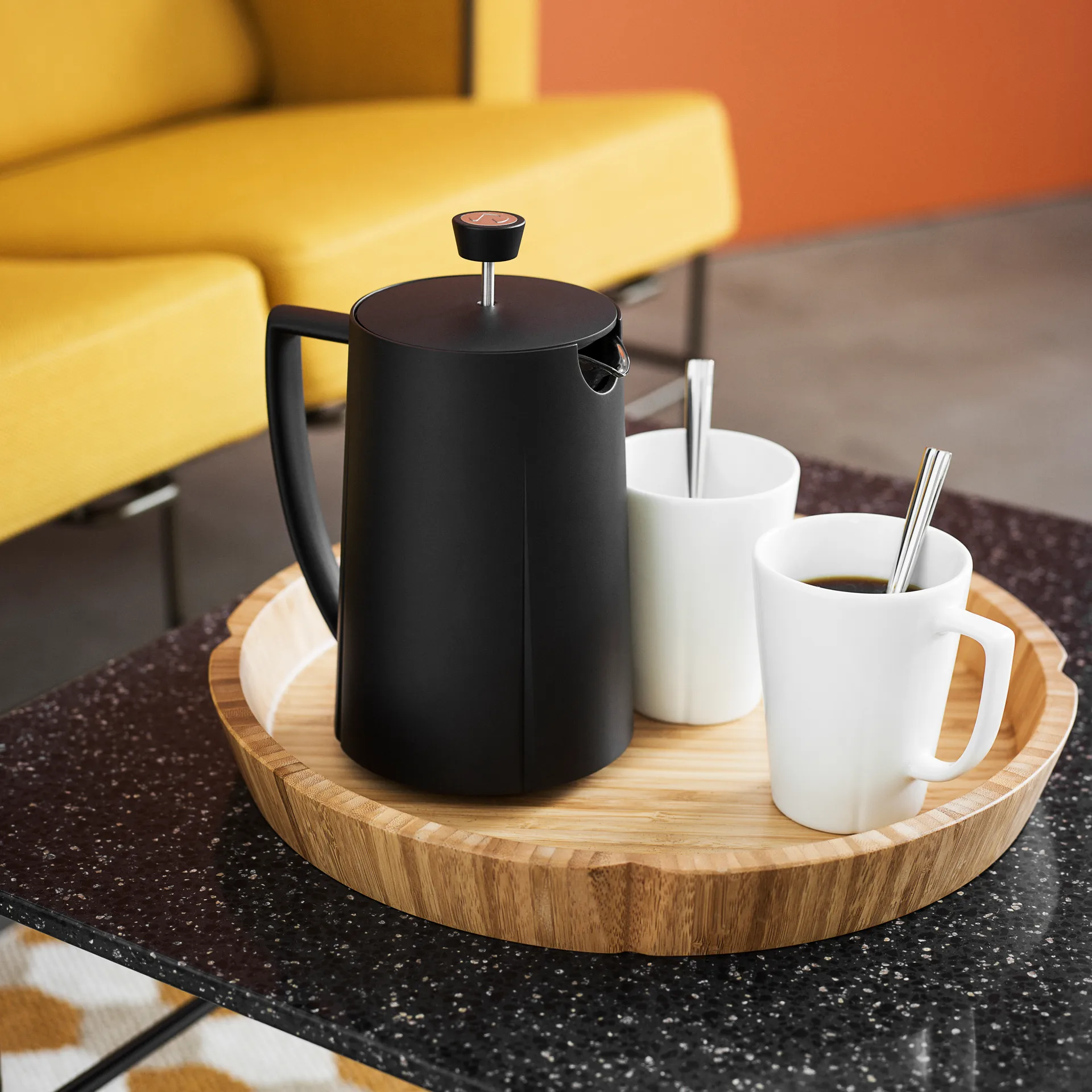 Cafetière à piston Grand Cru 1 l, Noir Holmegaard