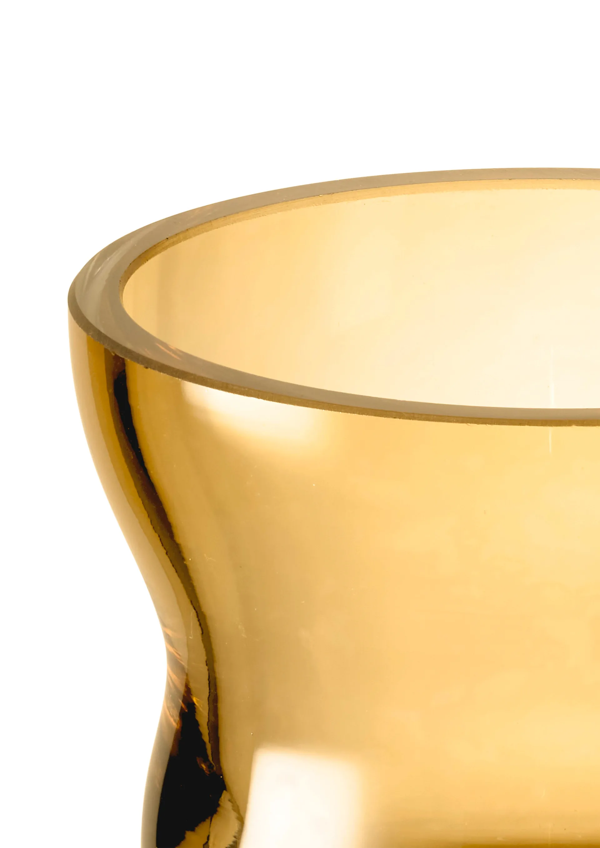 Photophore Calabas 7,5 cm, Amber Holmegaard