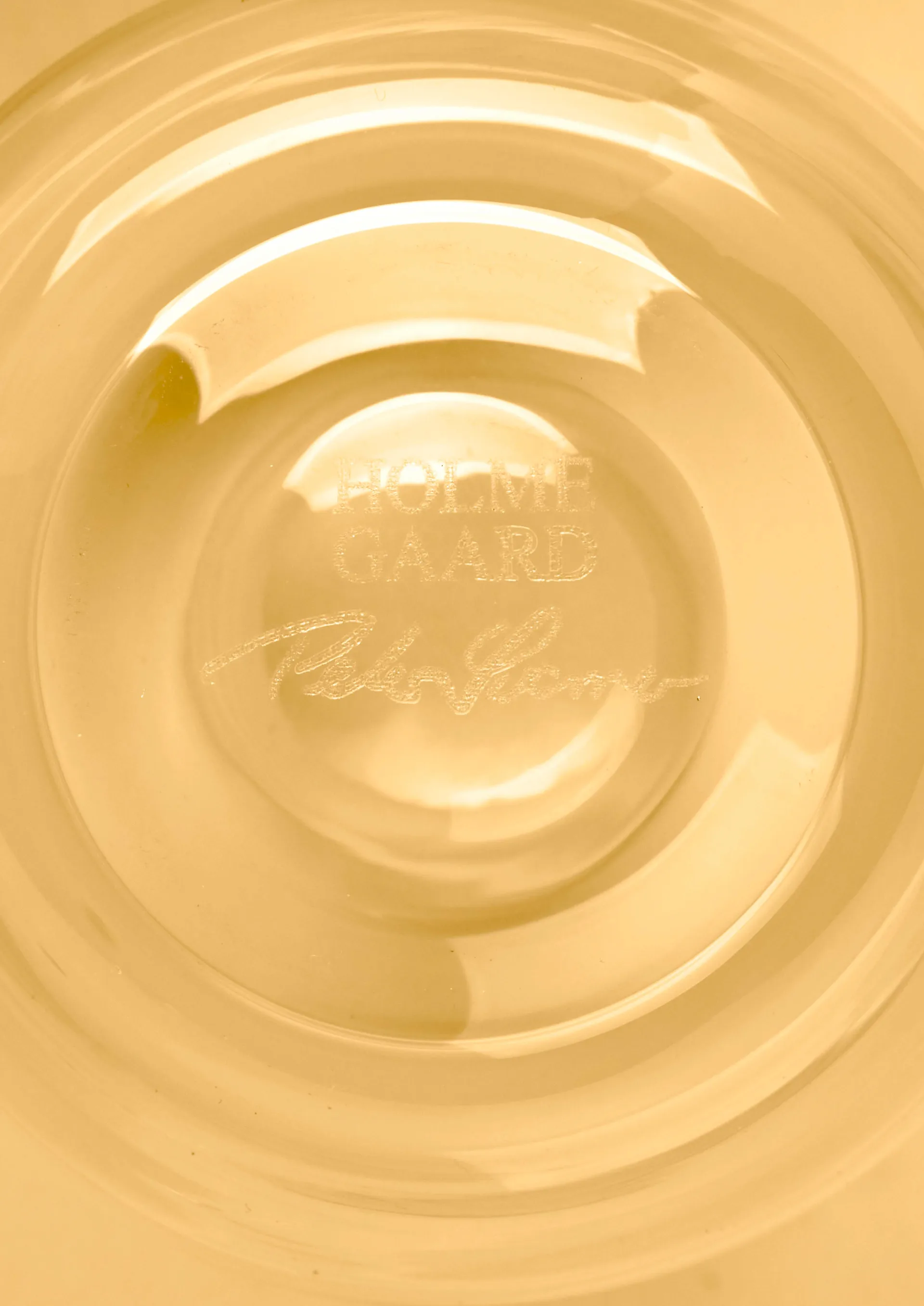 Photophore Calabas 7,5 cm, Amber Holmegaard